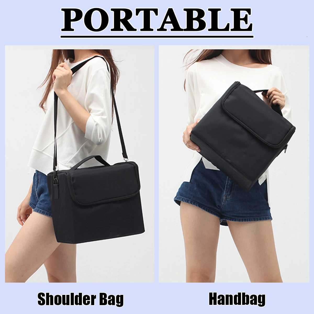 Folding Manicurist Toolbox Portable Cosmetic Bag Travel Makeup CaseXJ250910