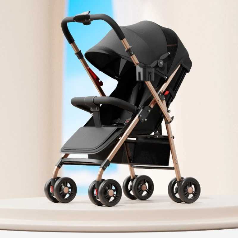 Twoway Baby Stroller Can Sit or Lie Down Ultralight and Foldable Portable for Walking Baby Reversible and Newborn W250910