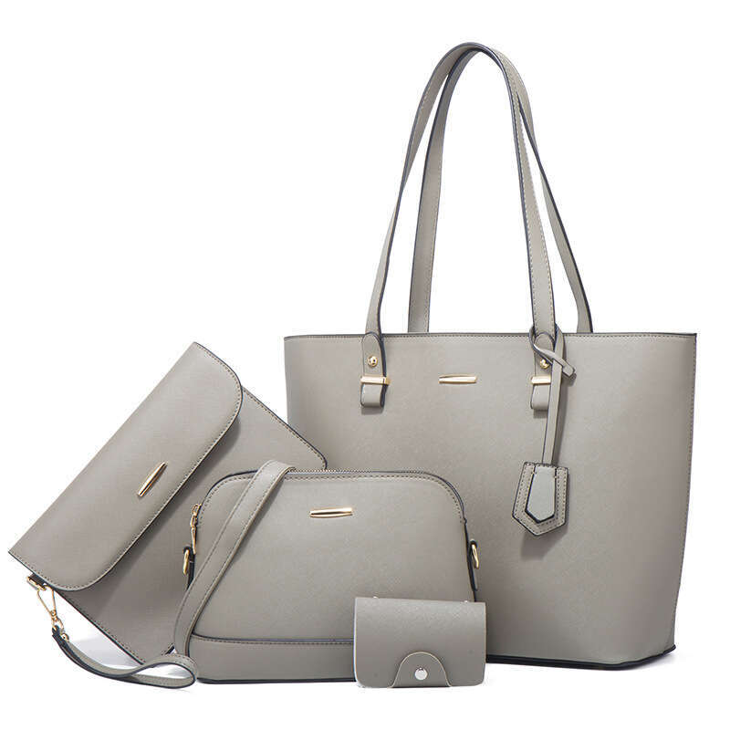 Bag Women Handbag Fashionable Canvas Bag Trendy Women S Socialite Shoulder Handbag New Large Capacity Fashion Crossbody Four Piece Set Moth