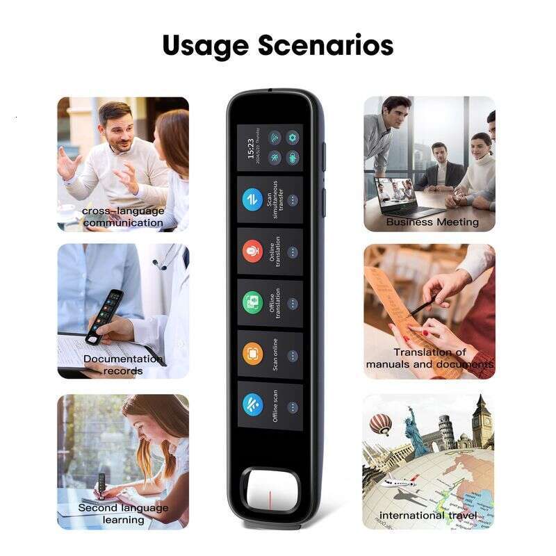 Smart Pen English Russian Scanning Voice Offline Learning Hine Translator