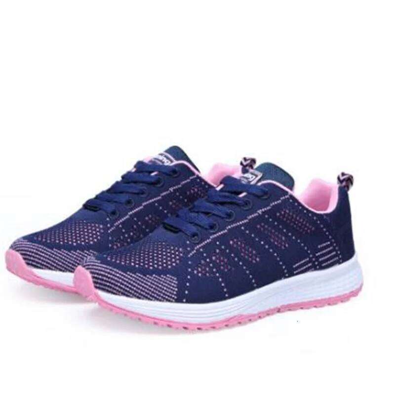 2025 new Women's Sneakers Spring Autumn Fashion Mesh Breathable Casual Shoes Soft soled anti slip outdoor running shoe size36-41