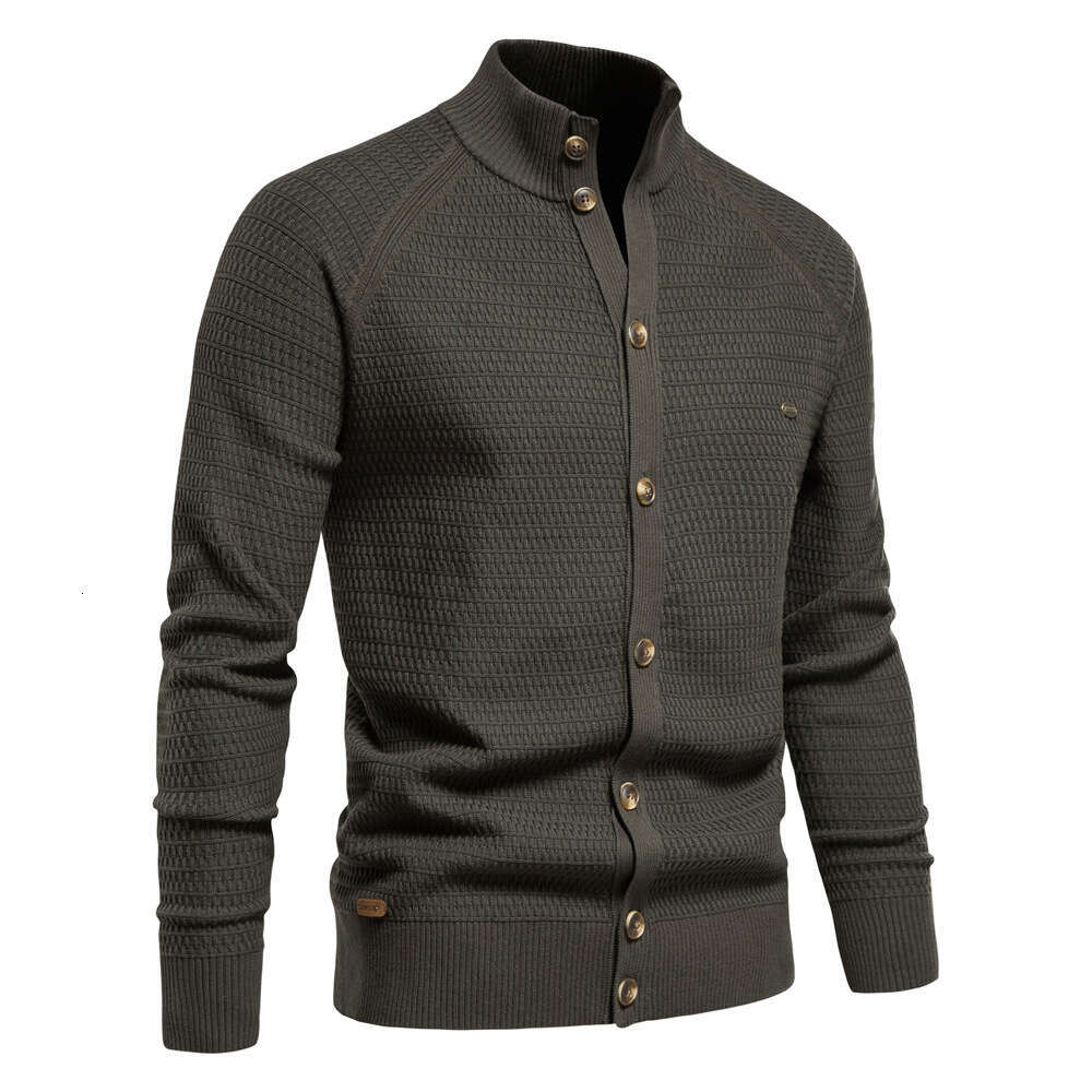 European American tops autumn and winter, new cardigans men, high-quality business sweaters, knitted sweaters for men