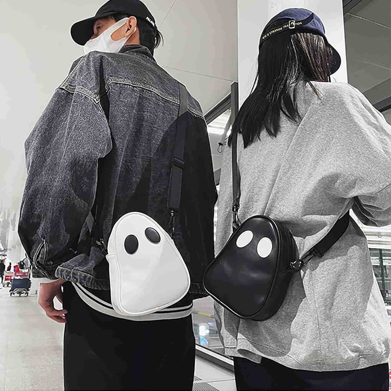 Halloween Purse Novelty Ghost Purse for Women Men Cute Crossbody Bag Satchel Bag Novelty Shoulder Bag M250910