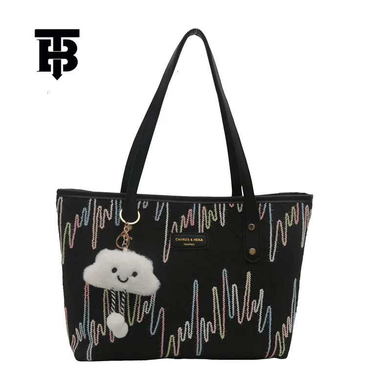 TB BHULAMTE Luxury Designer Bag Fashionable Ladies' Bag Embroidered Tote Luxury Bag Versatile Simple And Fashionable Luxury Bag Multi-purpose Han