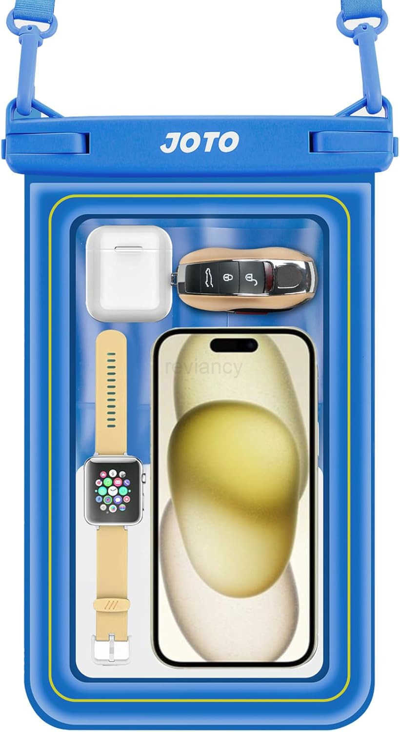 Large Floating Waterproof Phone Pouch Up to 10 Underwater Phone Case Cellphone Dry Bag for iPhone 16 15 14 13 12 11 Pro Max Xs Max XR X 8 7 Plus SEGal