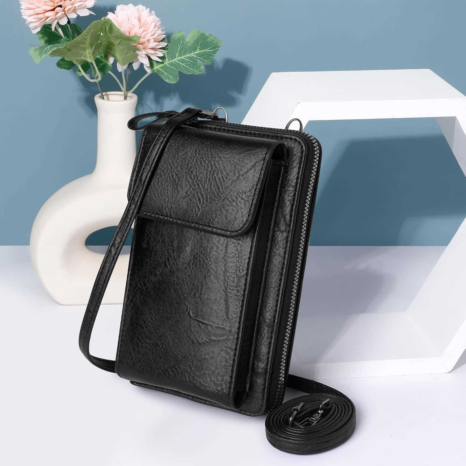 Small Crossbody Bags for Women PU Leather Cell Phone Purse Wallet with CARD Slots Z250910