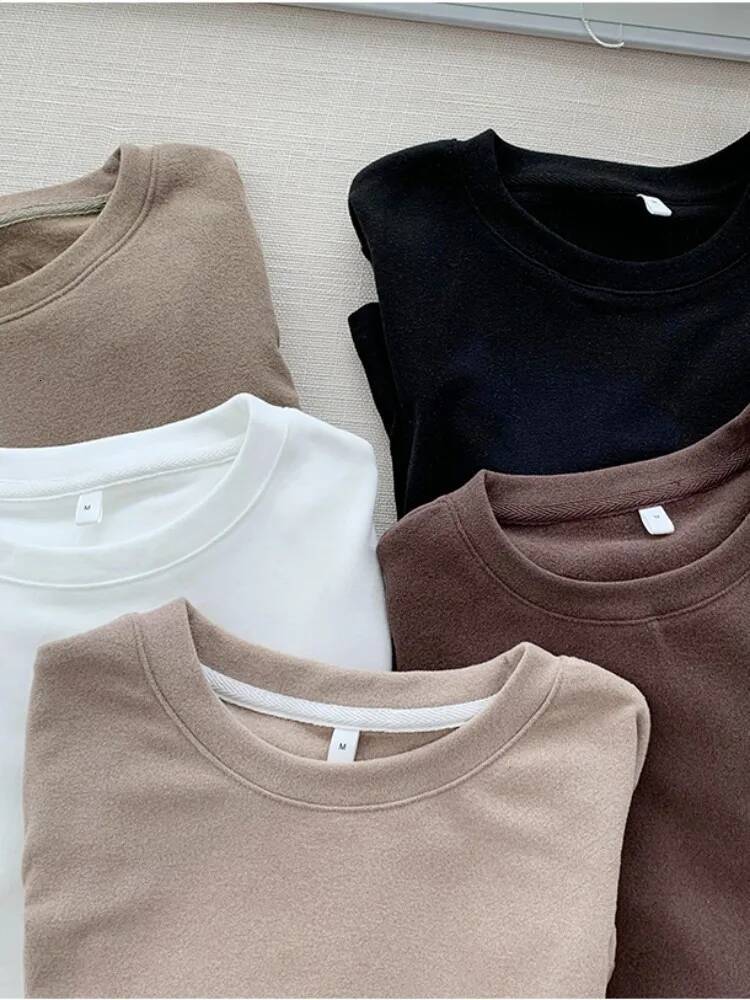 Winter Sweater T Shirt Women Oversize T-Shirt Woman Clothes Female Tee Tops Pullover Long Sleeve Tube Knitted Tshirt Top dongdumaoyi