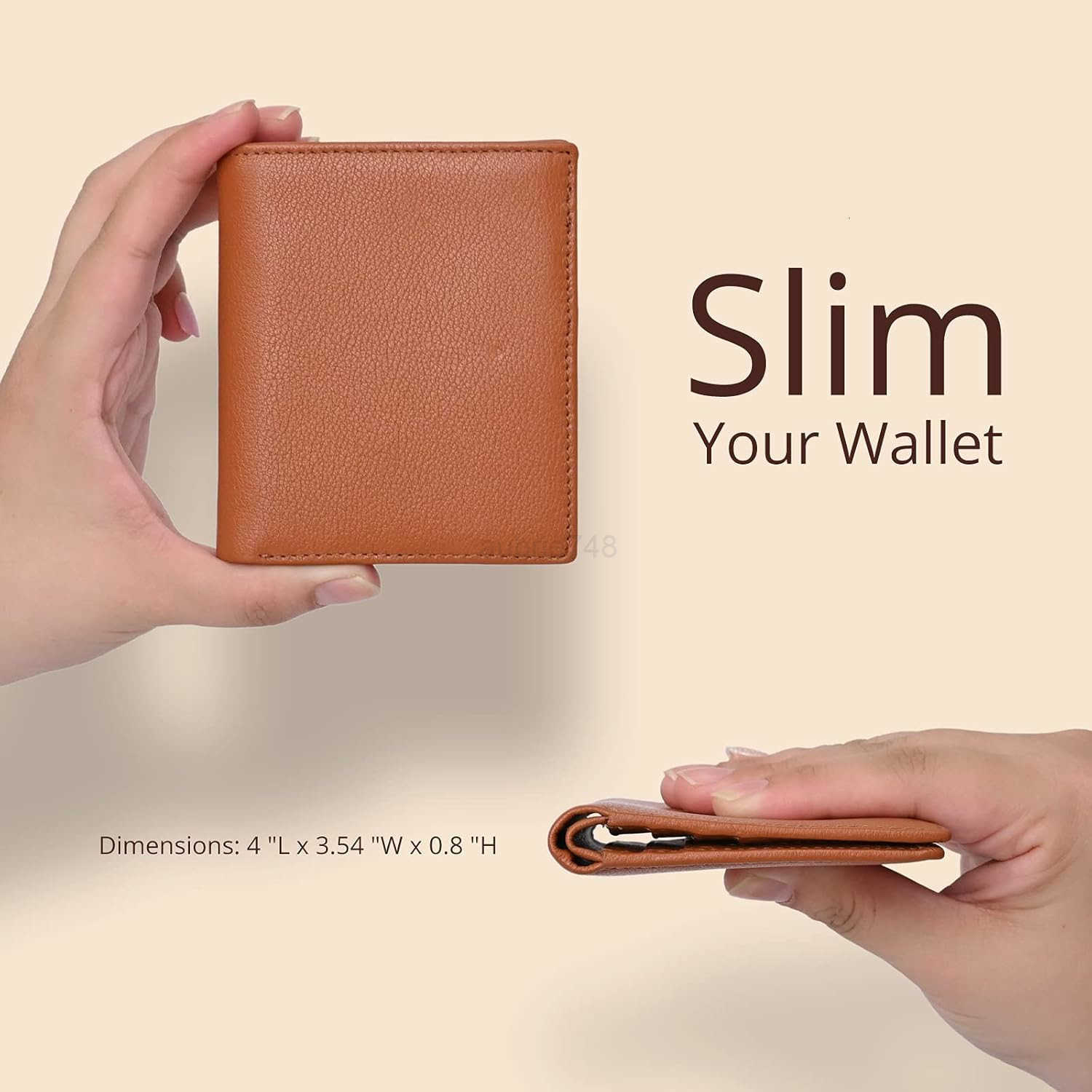 Ultra Slim Small RFID Wallet for Women Leather Tiny Thin Bifold Pocket Ladies WalletZ250910