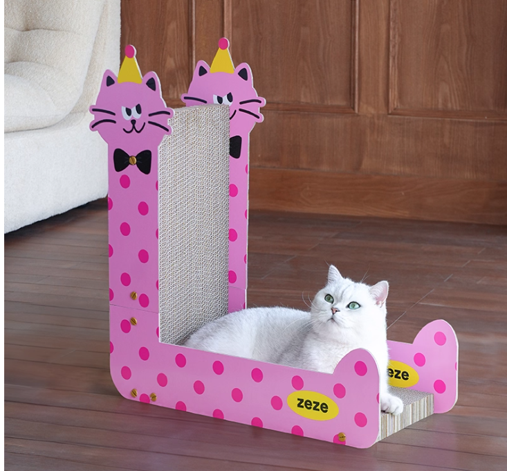 Eco-friendly Vertical Pet Claw Guard Easy-to-Hang Indoor Scratch Post