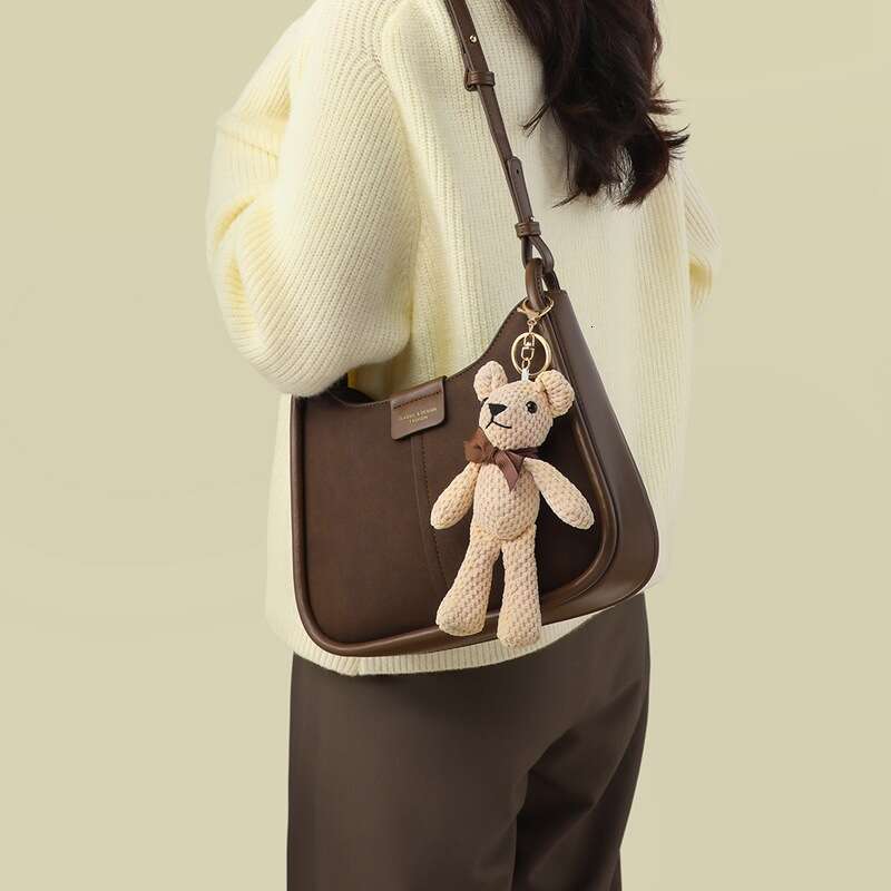 Luxury bag New Women s Crossbody Bucket Genuine Leather Versatile High end Feel Shoulder Bag Handbag