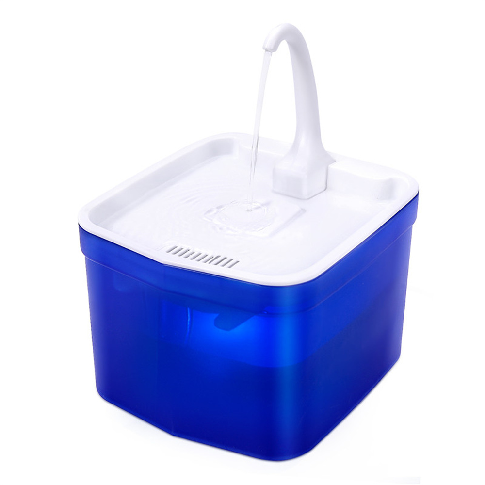 Automatic Pet Water Dispenser Plastic Cat and Dog Drinking Fountain Mute Four Colors Available