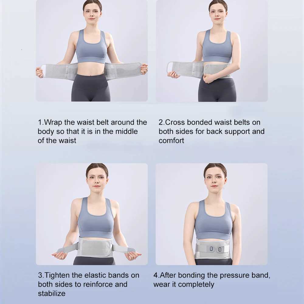 1PCS Lower Back Brace for Men WomenBack Brace for Lower Back Pain Sciatica Herniated Disc with Adjustable Support Straps W250910