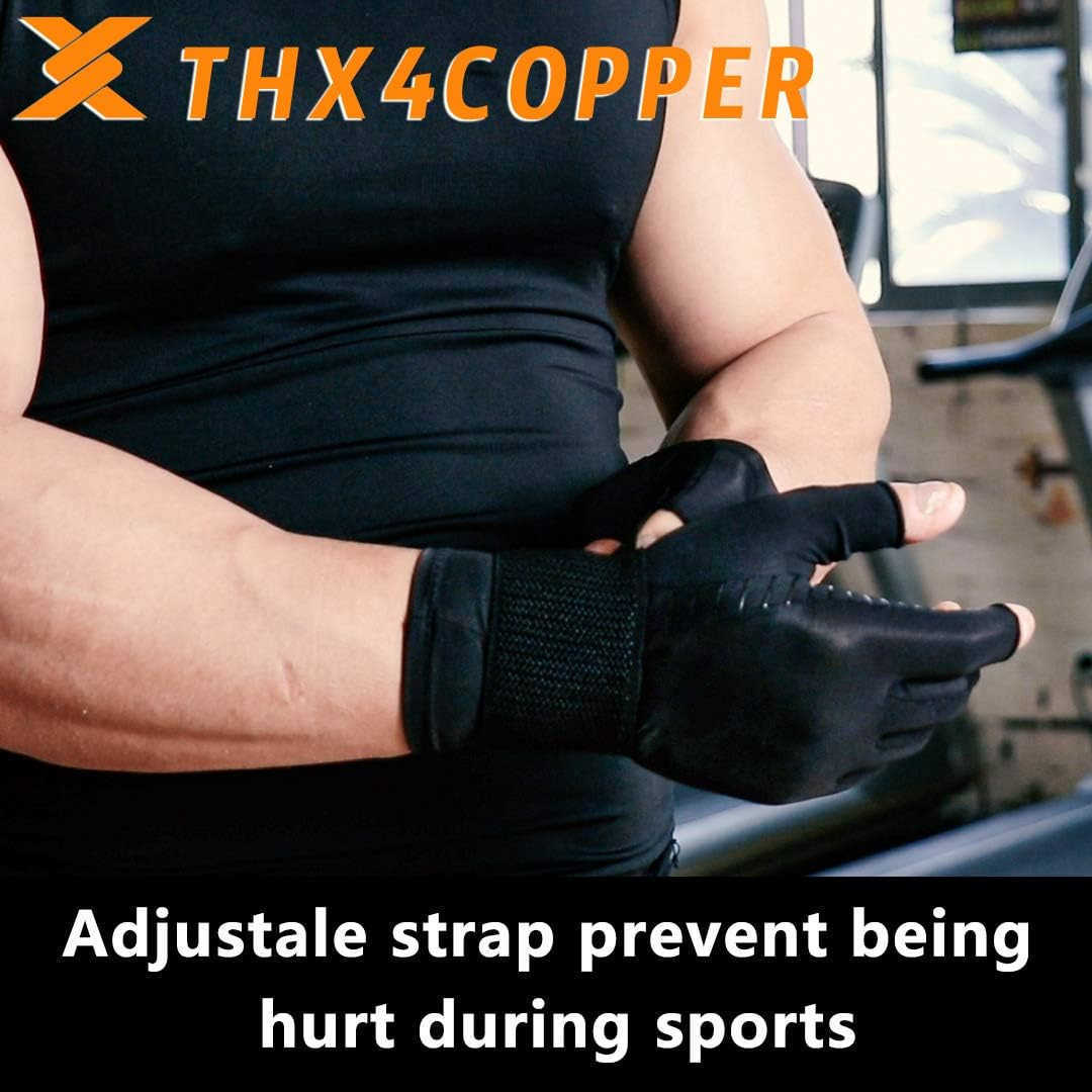 Compression Arthritis Gloves with StrapCarpal TunnelTypingSupport W250910
