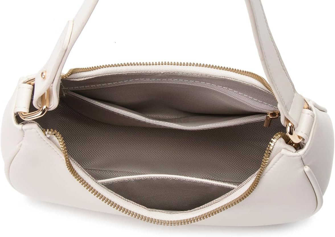 Crescent Shoulder Bags for Women Cute Hobo Tote Handbag Under the Arm Purses Mini Clutch Purse with Zipper Closure M250910