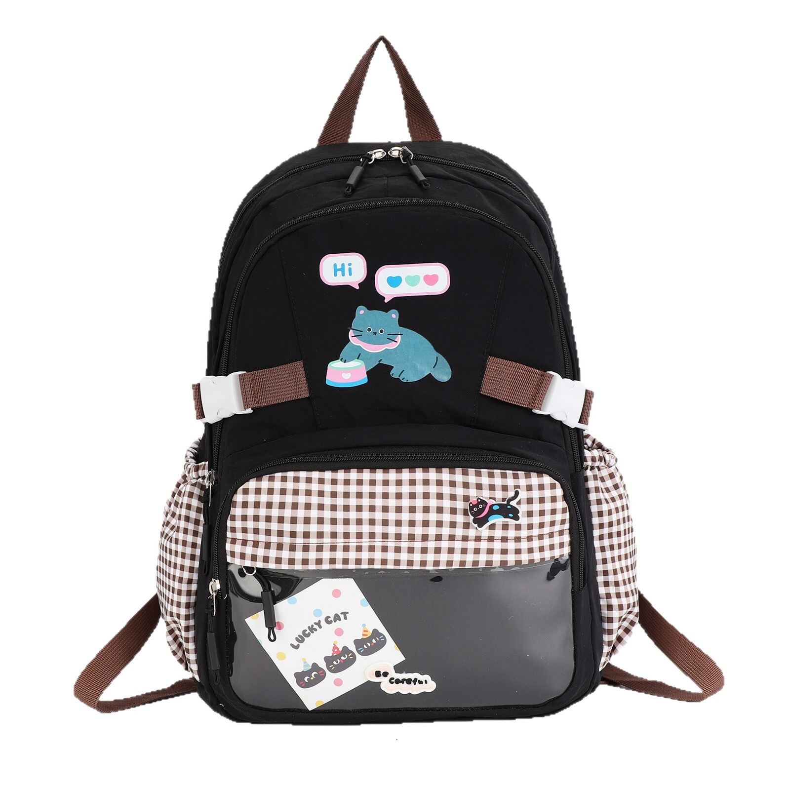2025 designer's new color blocked backpack