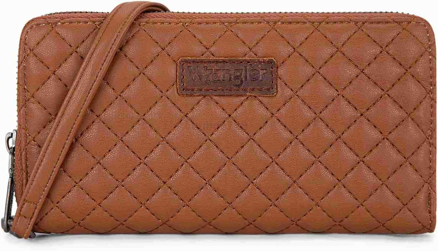 Large Quilted Wallet for Women with a Detachable Wristlet Rfid LiningZ250910
