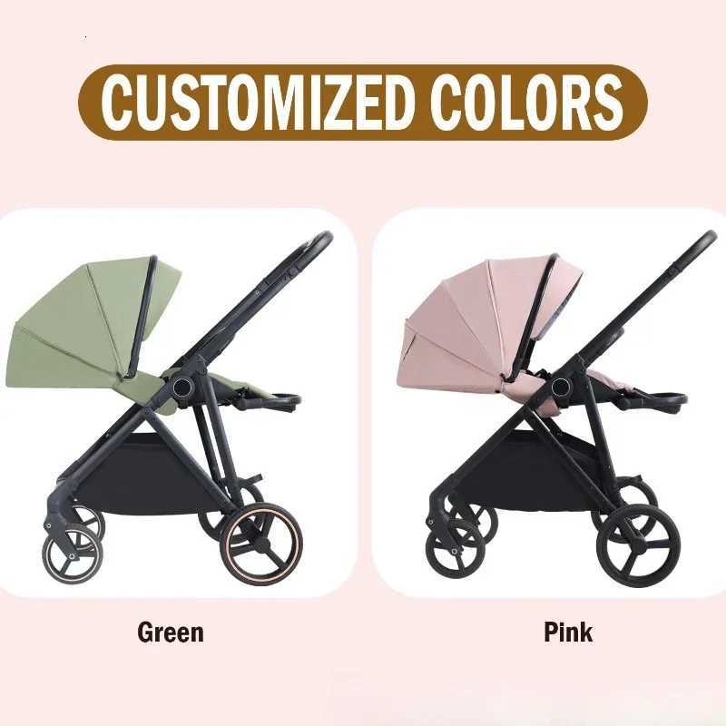 Multifunctional Highview Baby Stroller Lightweight and Easy To Fold Fourwheel Shockabsorbing Baby Stroller W250910