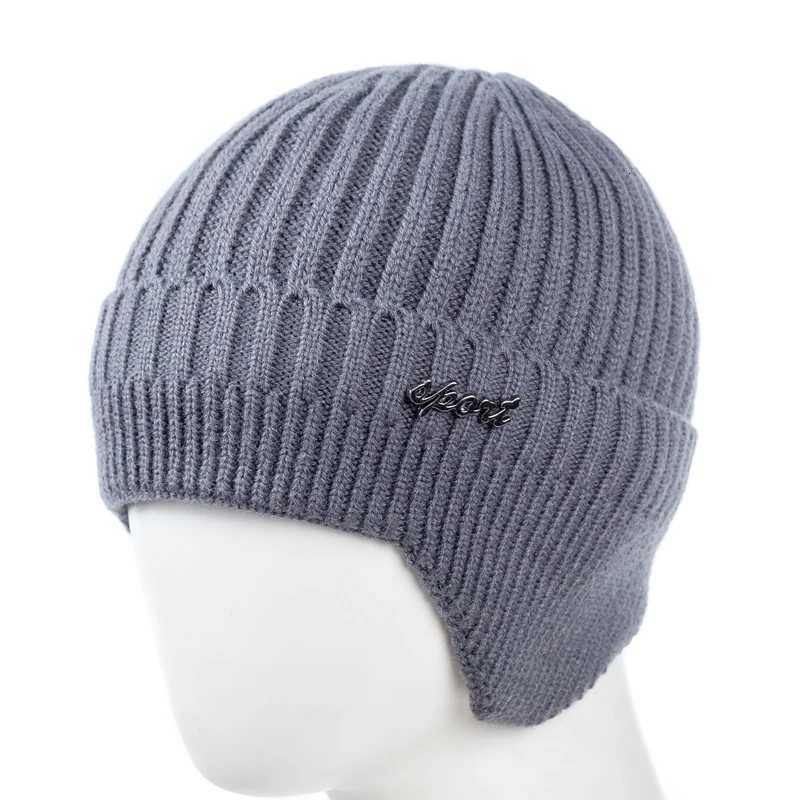 Hot Sale Ear Protection Winter Hats Stylish Soft Beanie Hat For Men Women Classic Knit Earfl Hat Warm C With EarsXJ250910