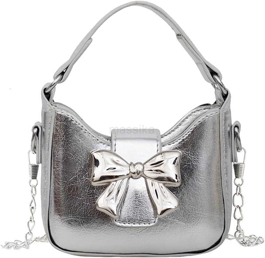 Mini Crossbody Purse Bow Magnetic Handbag Shoulder Bag Great Gift Idea for Little girls M250910
