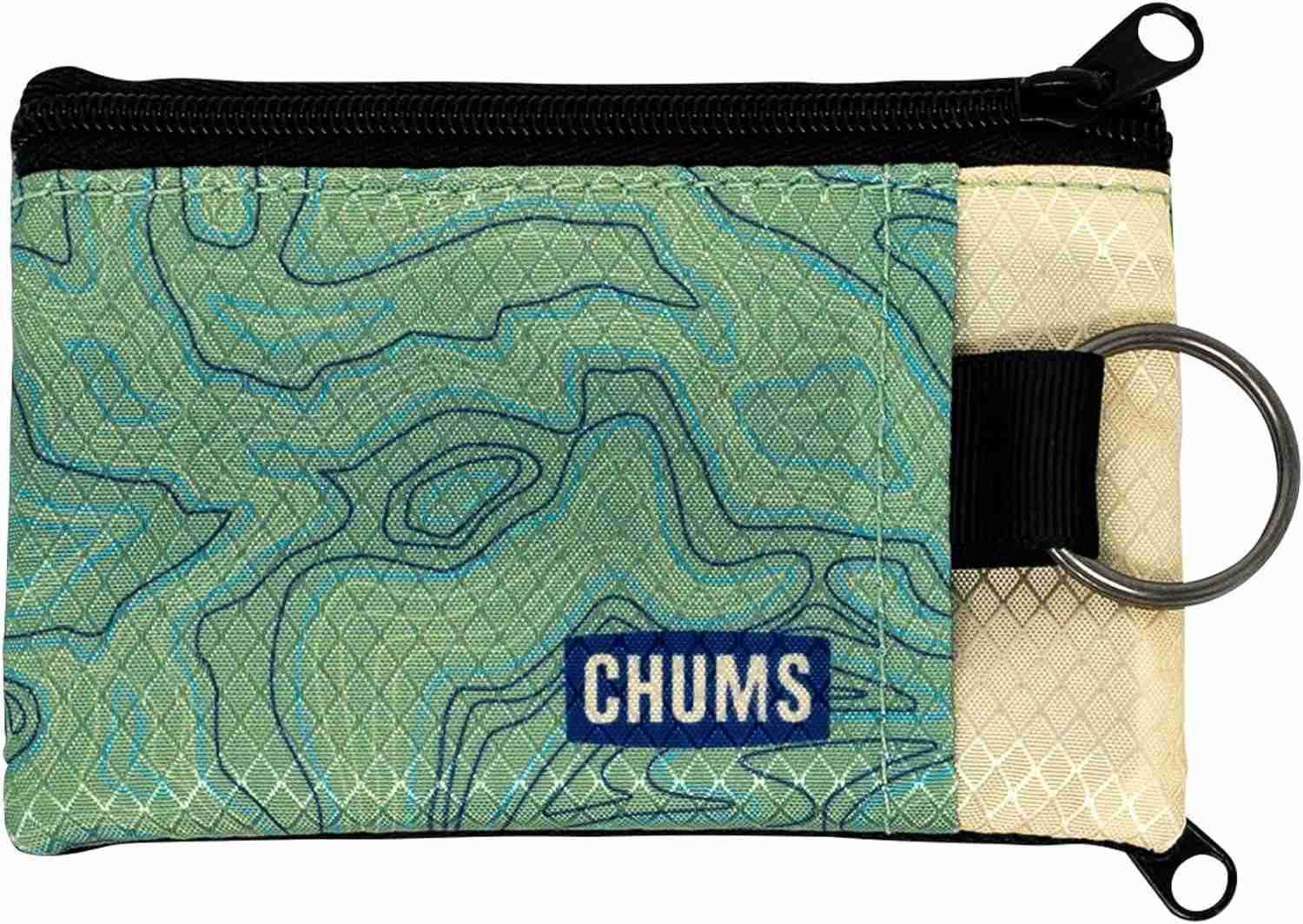 Surfshorts Wallet Lightweight Slim Wallet with RFID Blocking Card Clear ID Window Zippered Water Resistant wKey Ring TopoZ250910