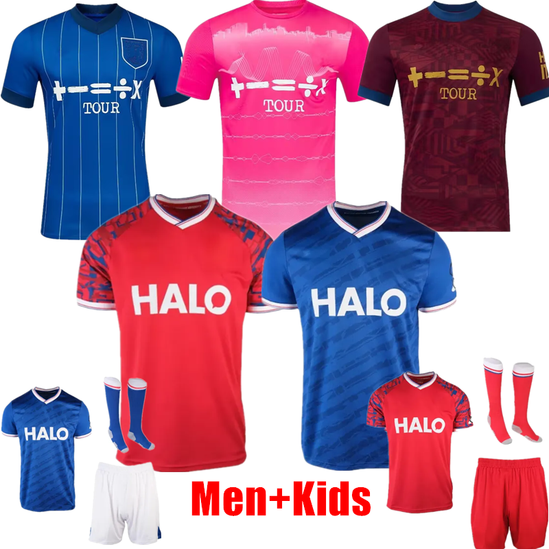 24 25 26 Soccer Jerseys ipswichS Town blue BURNS HIRST BURNS 7 BROADHEAD LUONGO 25 BALL 12 CHAPLIN 10 2024 HOME AWAY Men sets football shirts shorts Maillots kids