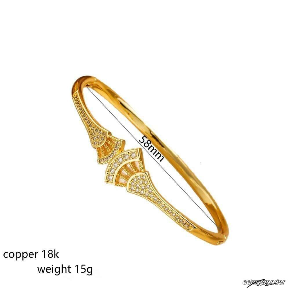 Real Gold Plated Full Dia Angel Wing For Women, Light Style, Elegant Fashionable Versatile High-End Bracelet ddmywonder ddmywonder
