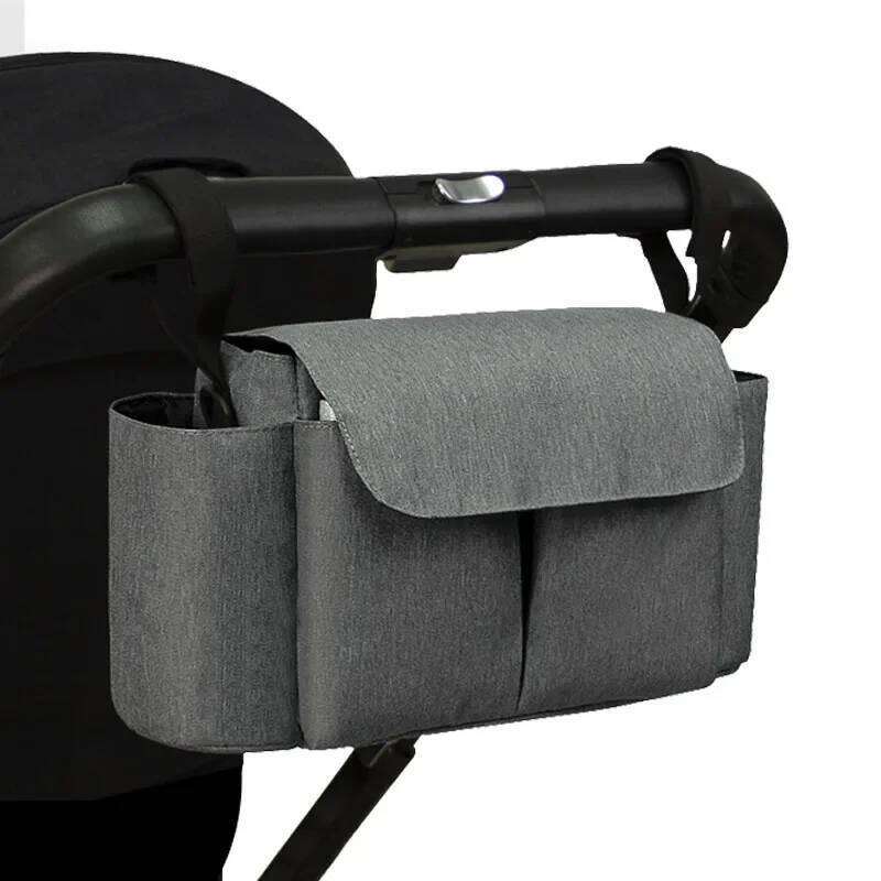 Organizer Mummy Large Capacity Travel Hanging Bag Bottle Holder Pram Diaper Bags Baby Stroller Accessories