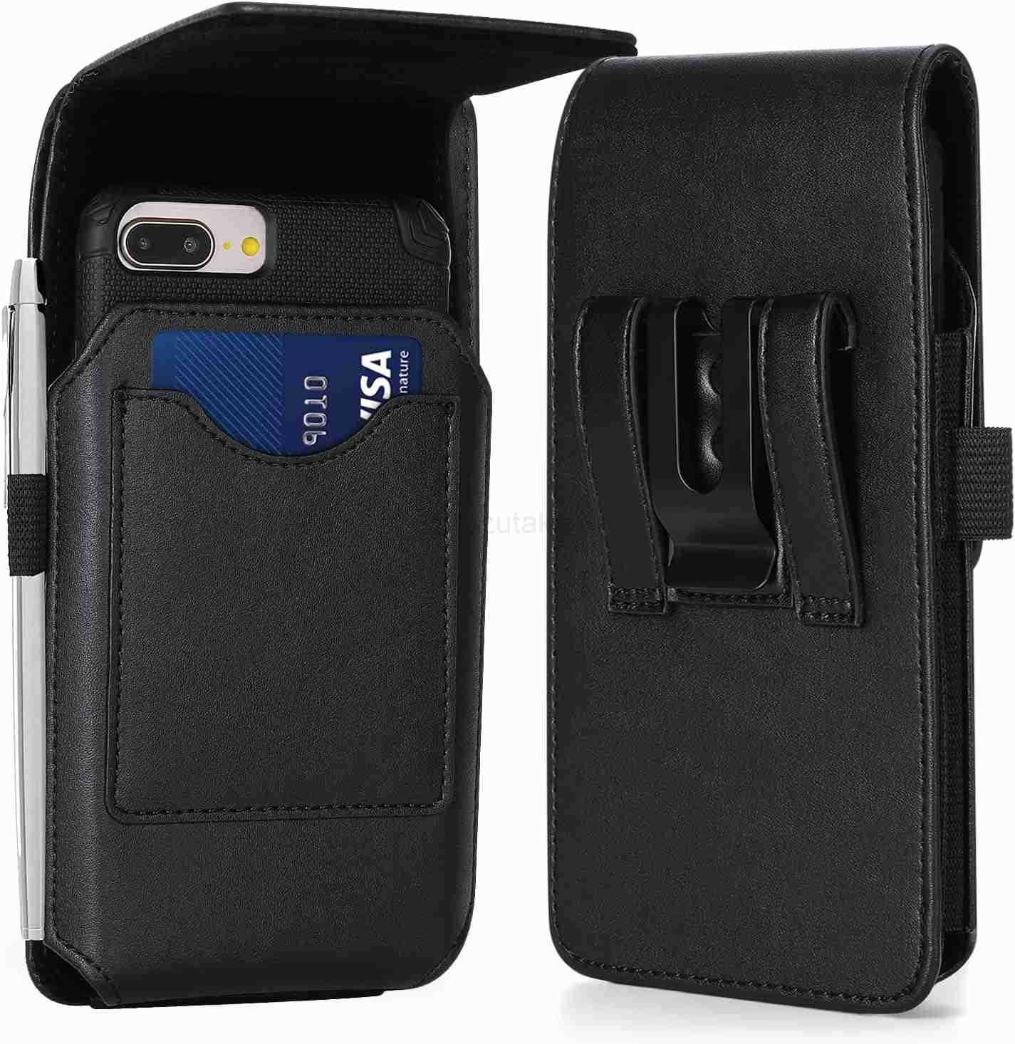 Phone Holster for iPhone 15 Plus15 Pro Max 14 Pro Max13 Pro Max 12 Pro Max 11 Pro MaxXs Max Belt Case Leather 360 Swivel Belt Clip Phone Holder Pouch 
