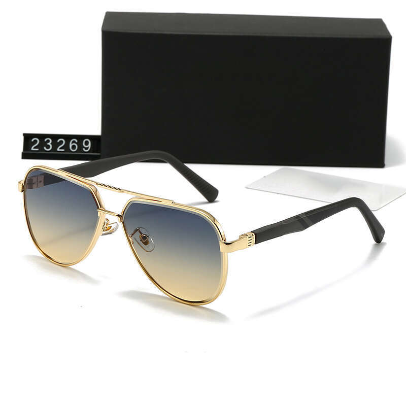 New Unisex Fashion Trendy Casual Glasses Metal Sunglasses 23269