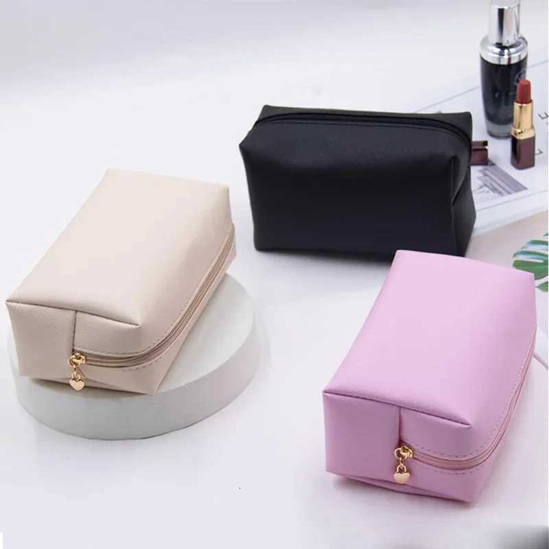 Women Travel Makeup Bags PU Leather Make Up Pouch Travel Wash Toiletry Organizer Purse Cosmetic Bag Storage Handbag for GirlsXJ250910