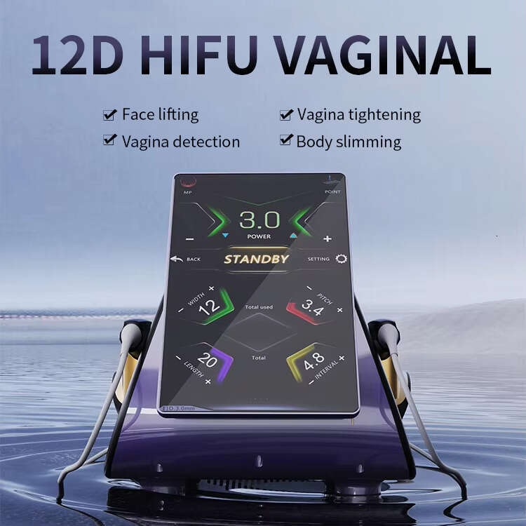 Hot New Arrival 12D Max HIFU Body & Face Contouring Ultrasound Knife + Vaginal Scapel Skin Rejuvenation Smas Wrinkle Remover Private Care Vagina Tight
