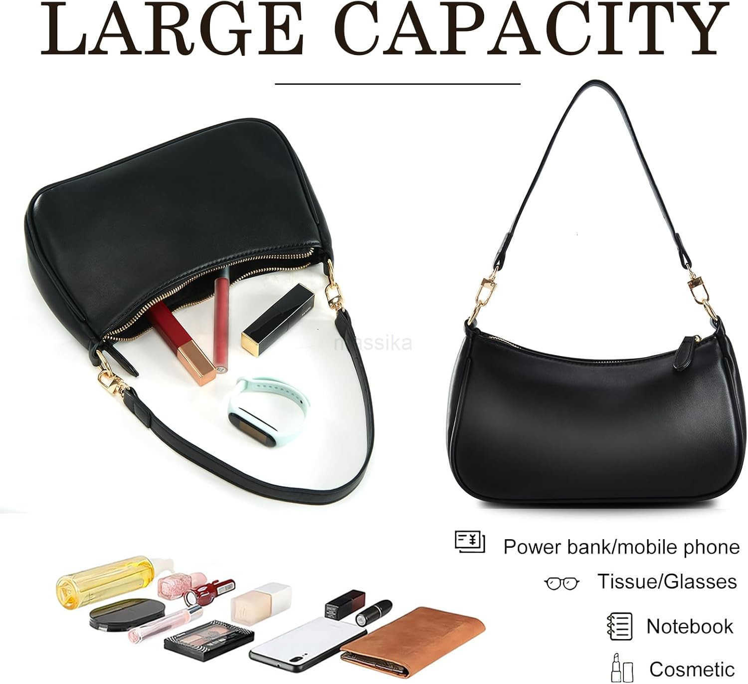Small Cresent Shoulder Bags Crossbody Purses for Women Vegan Leather Handbag Clutch Hobo Purse M250910