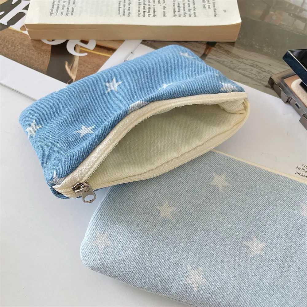 Cute Cowboy Star Travel Small Cosmetic Lipstick Earphone Key Storage Bag Purse Women Makeup Handbags Wallet Pouch Bags OrganizerXJ250910