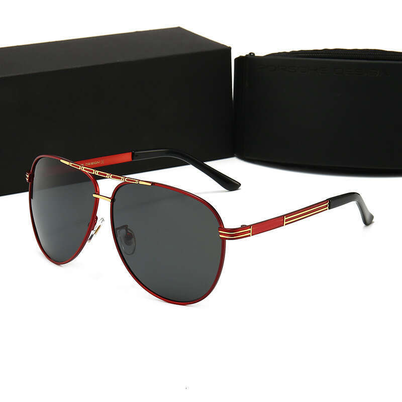 New Men's Polarized Sunglasses with Blue Coating, Classic Travel Leisure Versatile Driving Glasses 8866