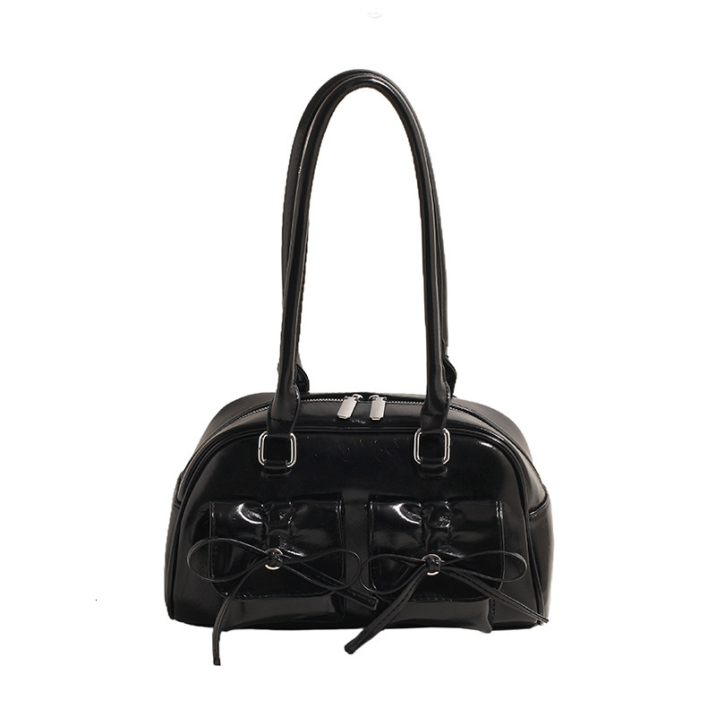 Summer New Women S Luxury Bag Bag Designer Bag Korean Style Bowknot Underarm Free Shipping Bag Niche Ballet Style Large Capacity Bowling Ball Shoulder