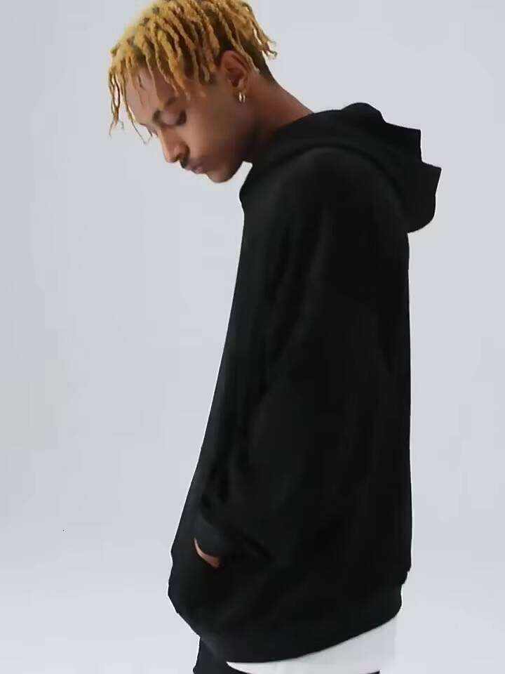 350gsm Oversized Heavyweight Printed High-Quality Logo Cotton Men's Hoodie