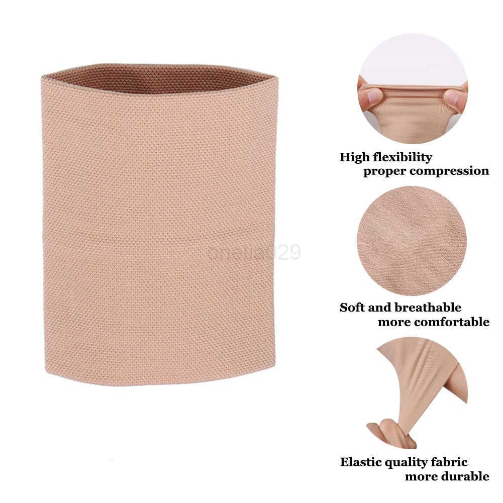 Wrist Compression Sleeve 4PCS Soft Wrist Support Brace Wrist Bands for Tendonitis Arthritis Sprains Pain Relief Elastic Carpal Tunnel Wraps Protector 