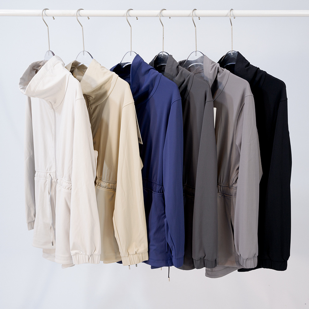 Womens Girdling High Waist Jackets Trench Coat Turn-down collar Fitness Wear Yoga Jacket Sportswear Outfit Running Train Exercise Long Sleeve Waterproof Tops 036