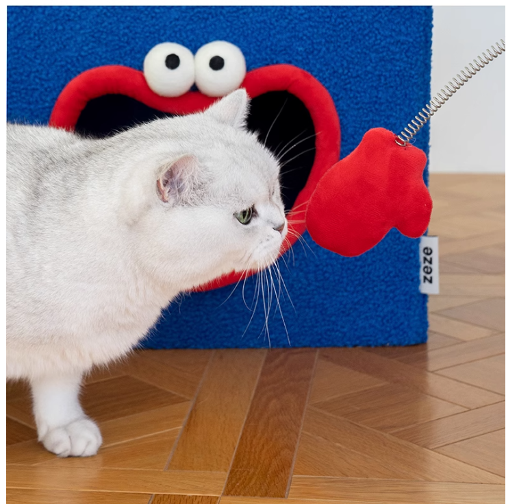 Compact Comfort: Year-Round Dual-Level Feline Resting Area Easy-to-Move & Store