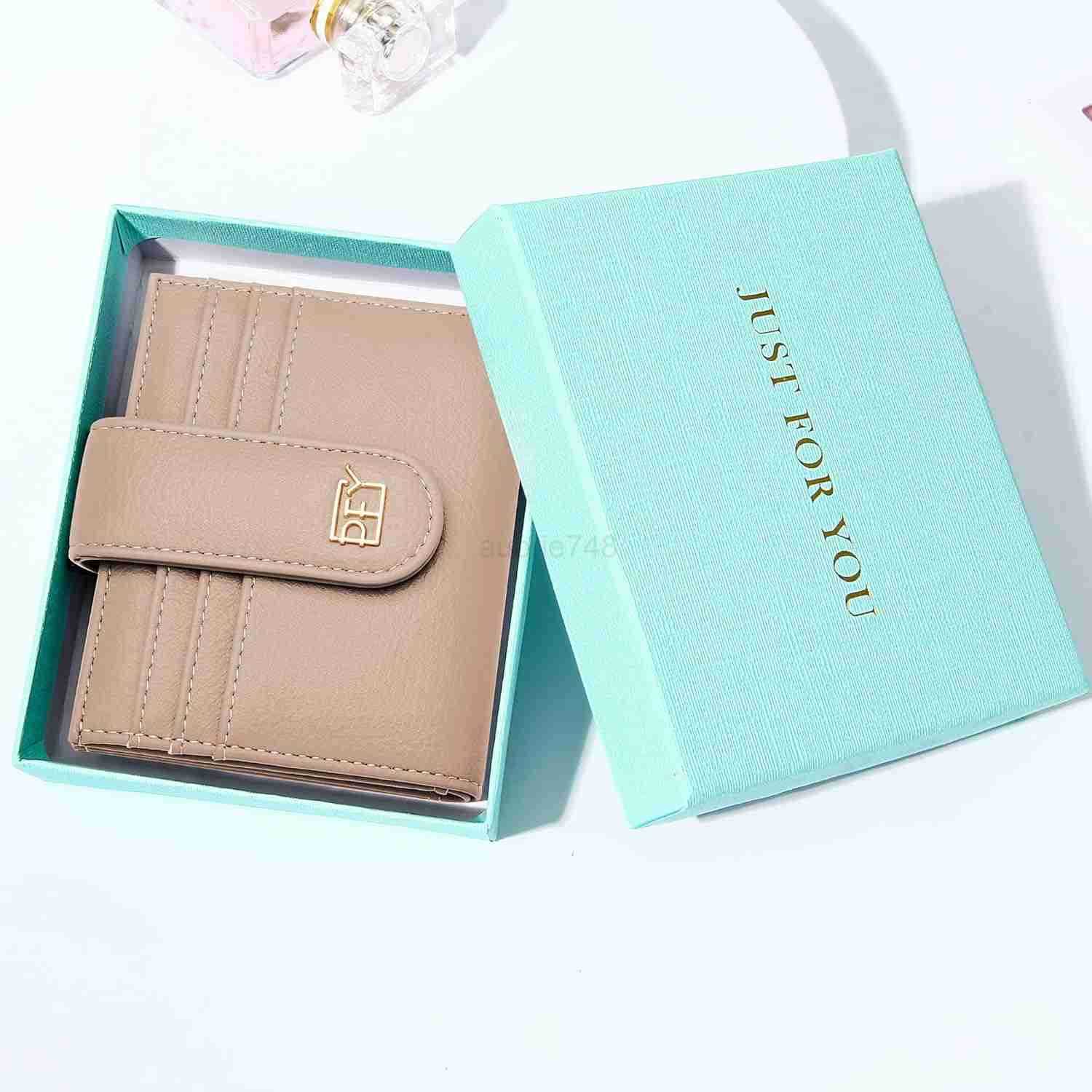 Small Wallets for Women Slim Bifold CARD Holder Minimalist Zipper Coin PocketZ250910