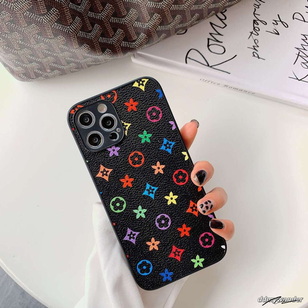 Retro Style Phone Case Compatible Iphone 15 16 Pro Max Soft Protective Cover With Color Print Design ddmywonder
