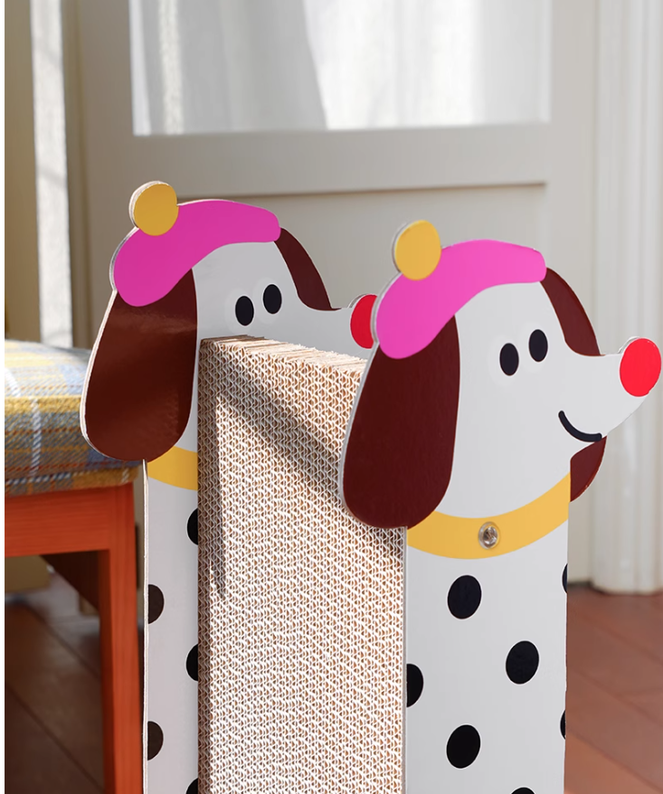 Eco-friendly Vertical Pet Claw Guard Easy-to-Hang Indoor Scratch Post