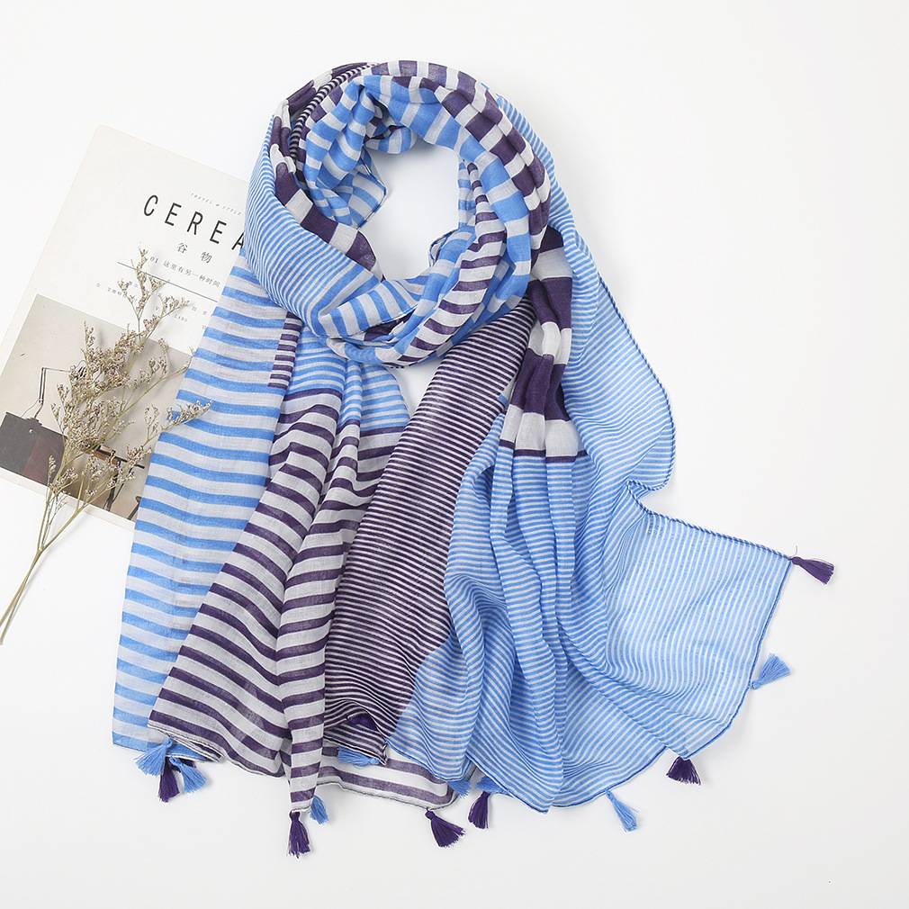 K1874 Women's Chiffon Pleated Sun Scarf Shawl Wrap Lightweight Breathable UV Protection Long Sleeve