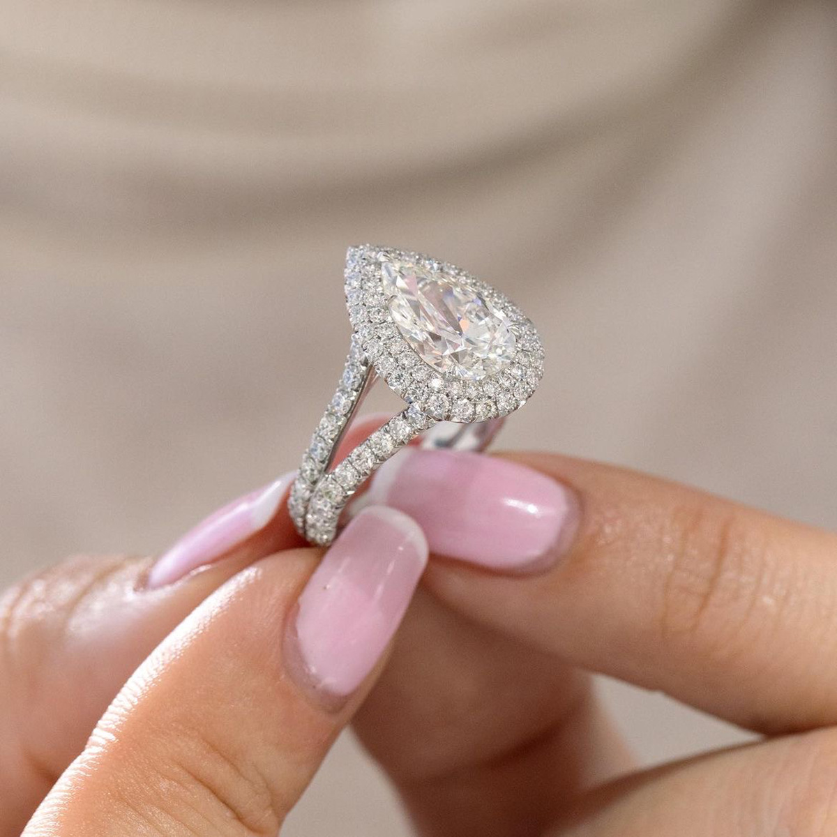 Choucong Sparkling Luxury Jewelry 925 Sterling Silver Pear Cut Water Drop White 5A Cubic Zircon CZ Diamond Gemstones Party Eternity Women Wedding Brid