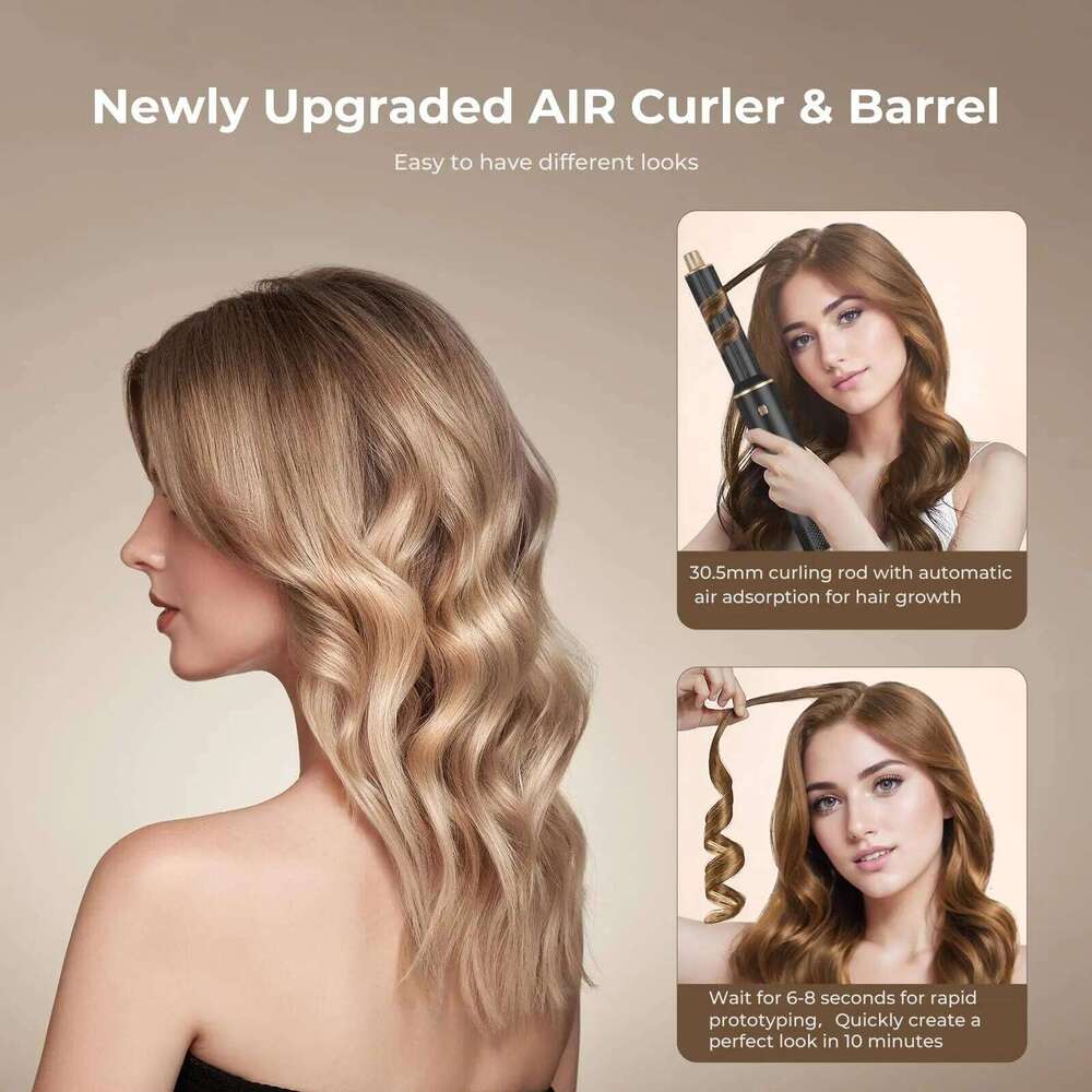 Multi in one comb, integrated household hair dryer, detachable hot air brush, straight roll dual-use.