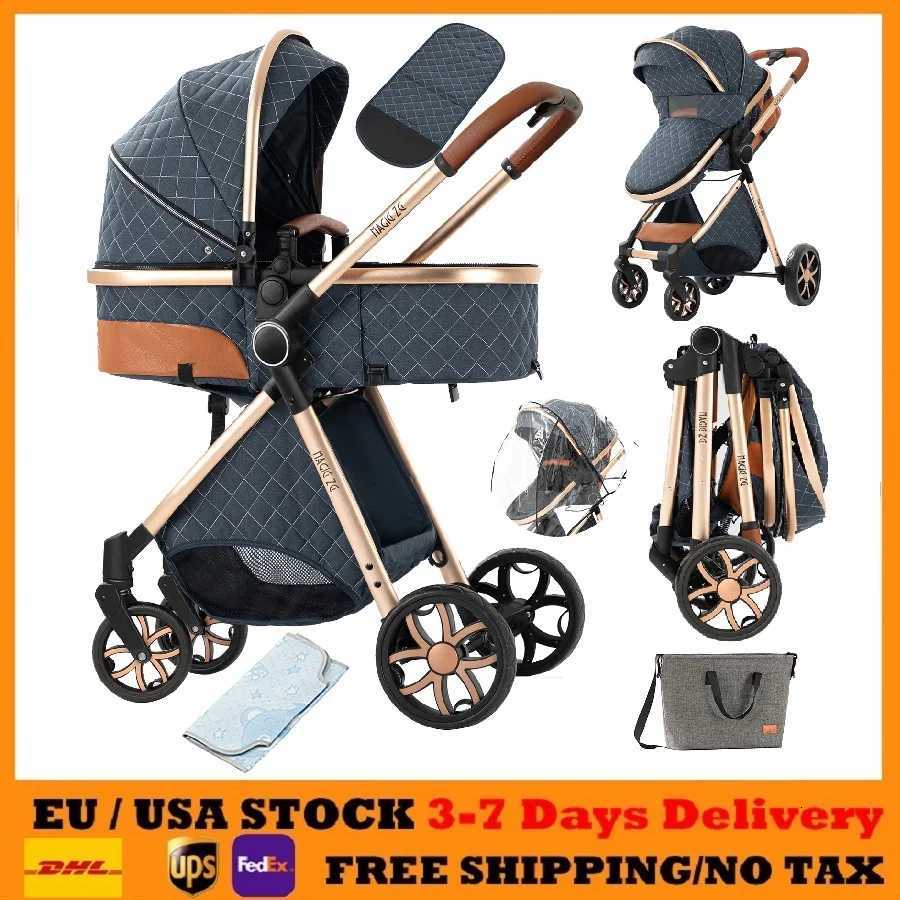 Baby Stroller Travel System Stroller Lightweight Stroller Foldable Stroller Pushchair Toddler Stroller with Canopy for Newborn W250910