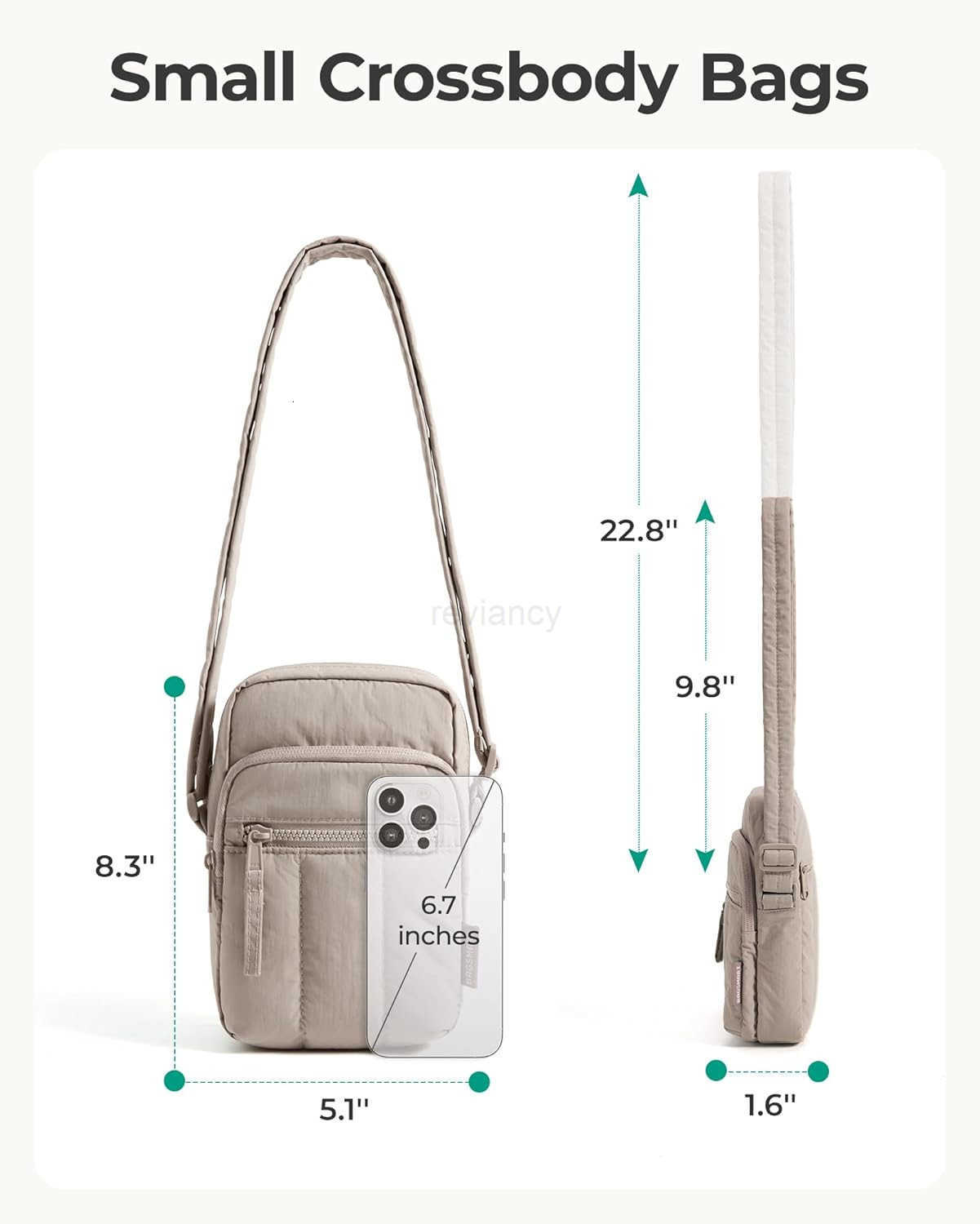 Small Crossbody Bags for Women Cell Phone Crossbody Purse for Women Travel Wallet with RFID Blocking Card SlotsW250909