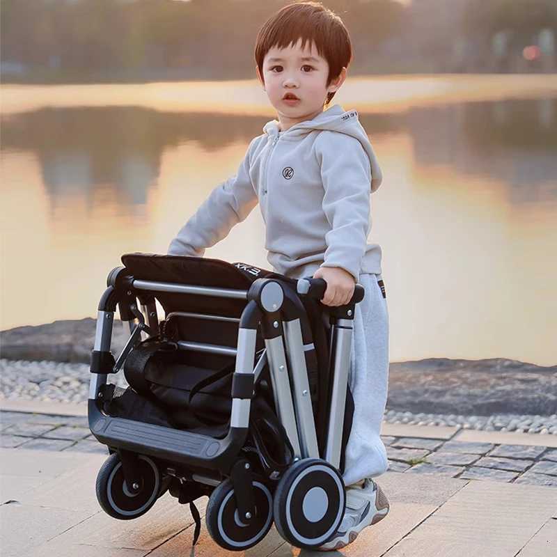 The Free Baby Stroller Can be Folded with One Button Lightweight Oneway Push Newborn Stroller Mini Pocket Car Sunshade W250910