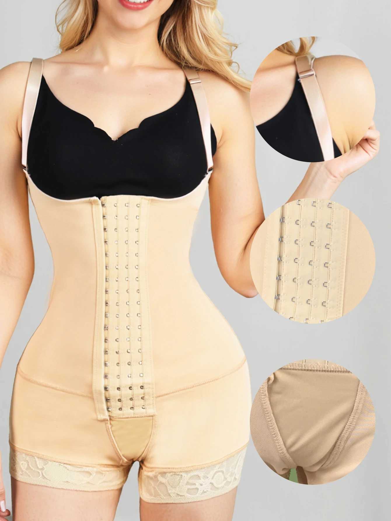 Womens Full Body Shapewear Tummy Control Shaper Girdle with Butt Lift Slimming Bodysuit Corrective Underwear W250910