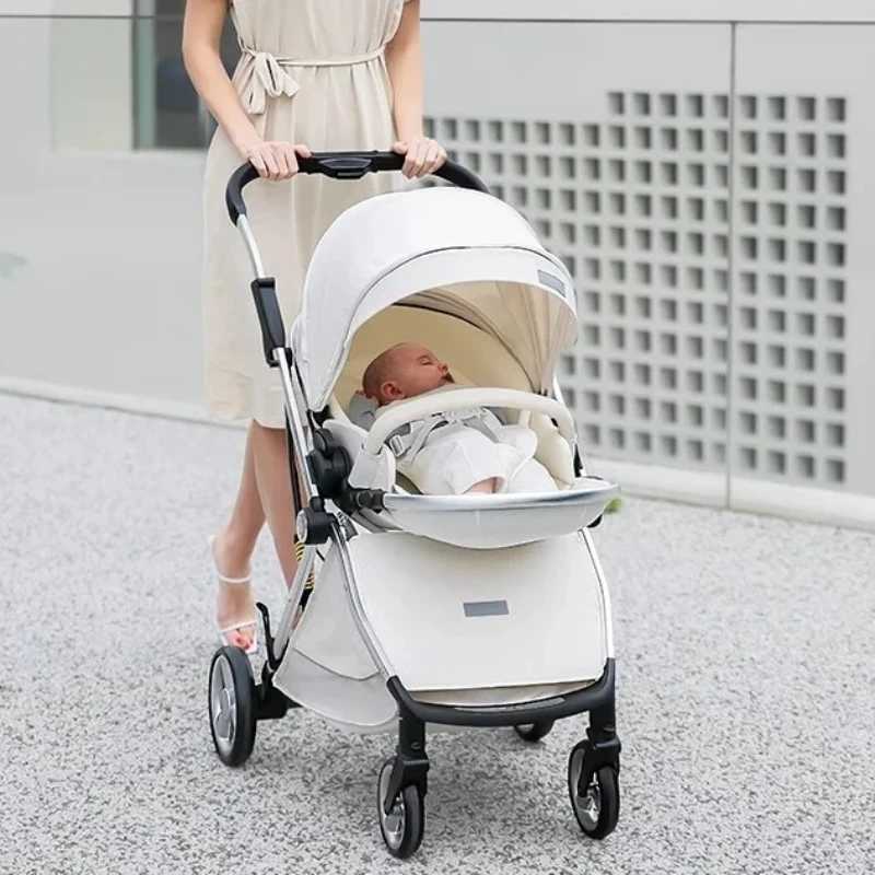 2025 Hotselling Highview Lightweight Baby Stroller Foldable Twoway Seat with Mosquito Net and Shockabsorbing Baby Stroller W250910